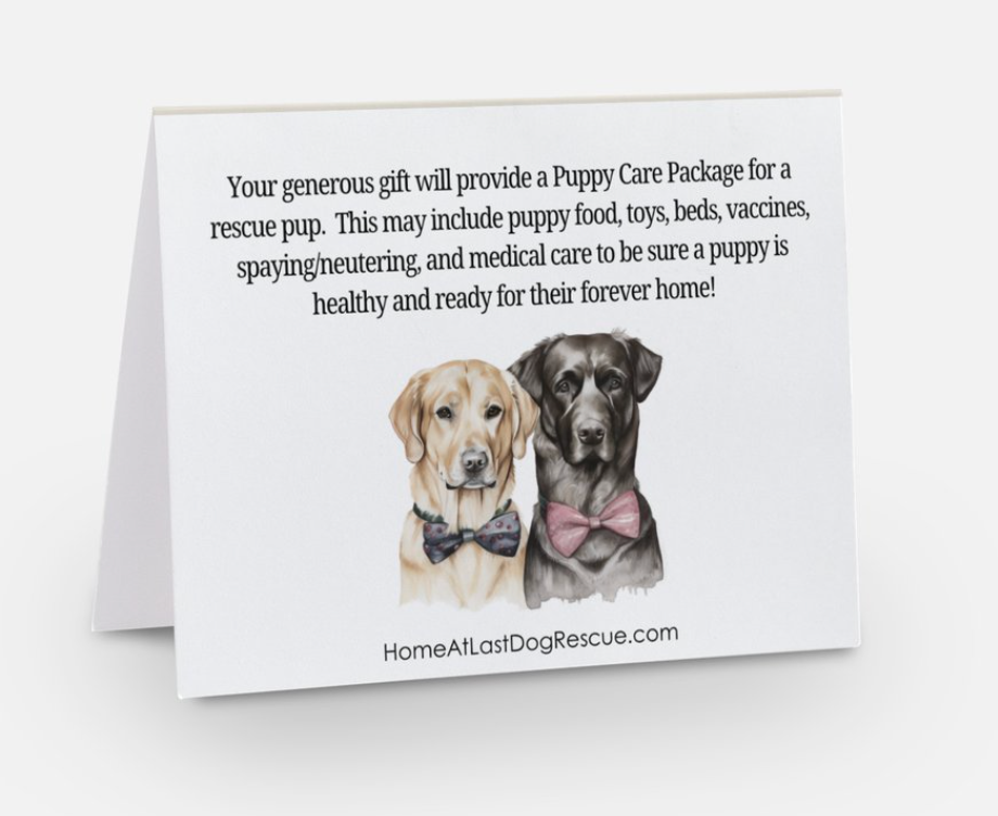 Birthday Donation Card