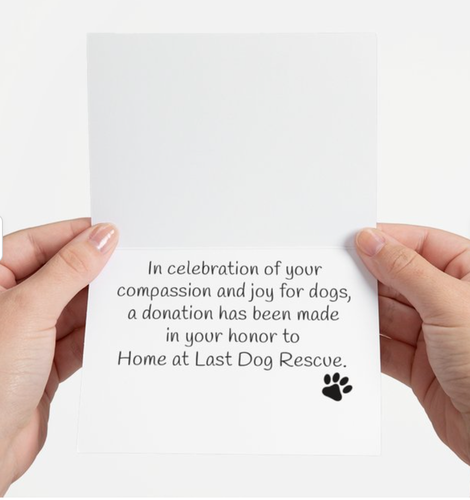 Holiday Donation Card