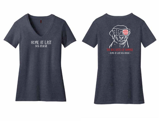 "Dog Days" V-Neck T-Shirt